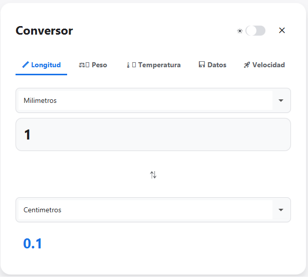 Conversor de Unidades Offline e Interactivo en JavaFX